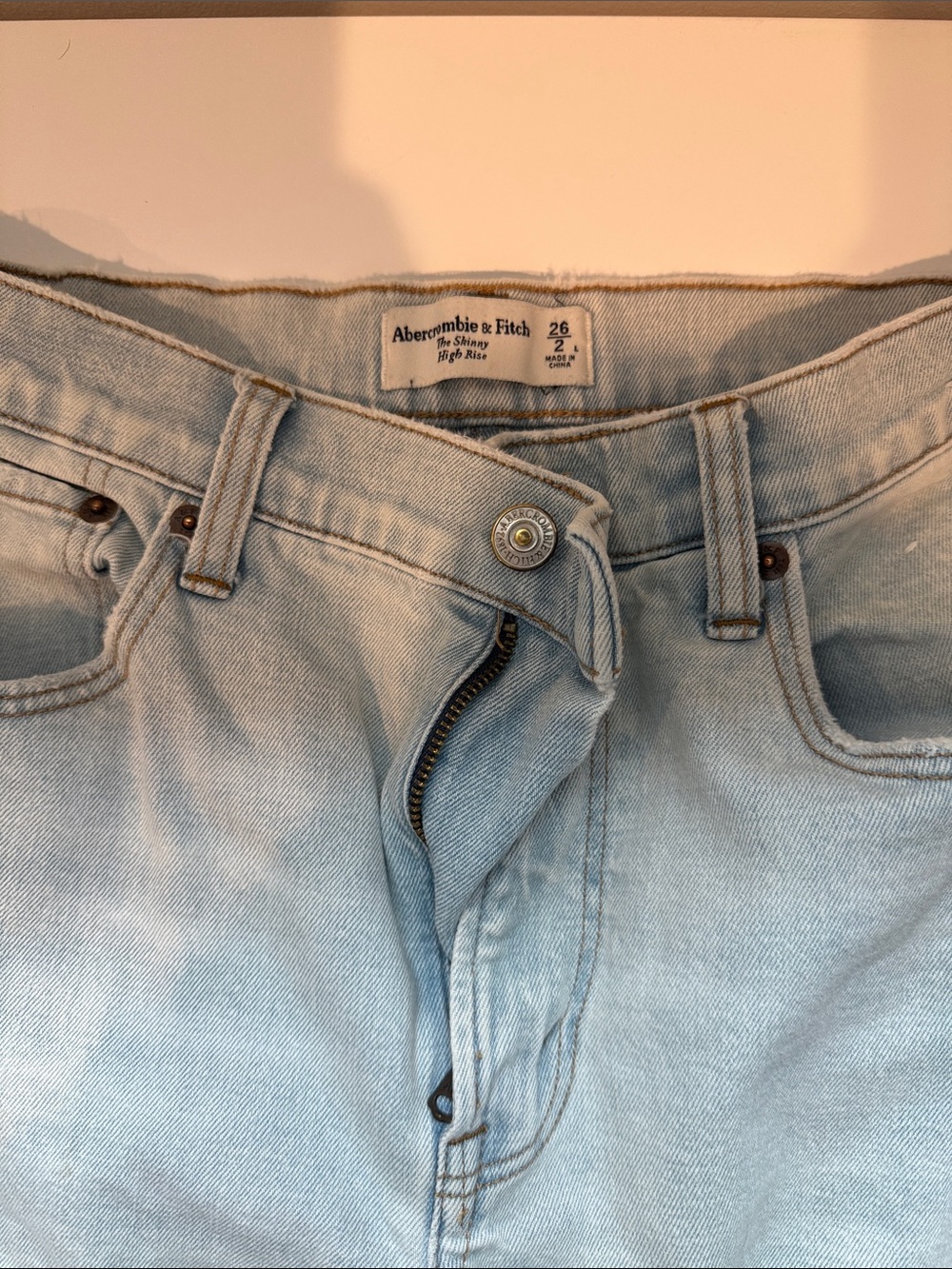 The skinny high rise size 2 long